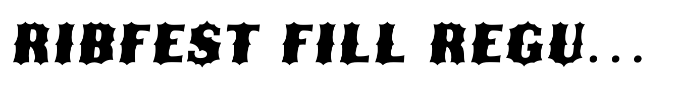 Ribfest Fill Regular Italic